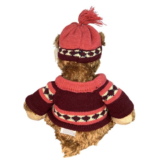 Etienne Aigner & GUND Lil Aigner Limited Edition Teddy Bear Sweater Hat Logo - Picture 7 of 14